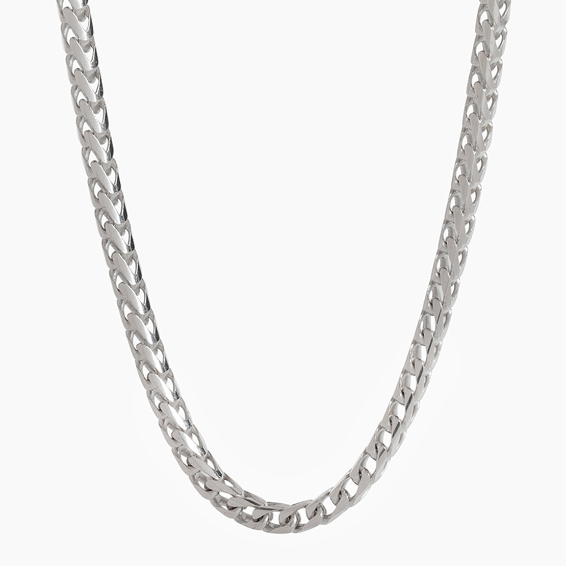 5mm Silver Franco Chain, Silver Chain for Men, Proclamation Jewelry