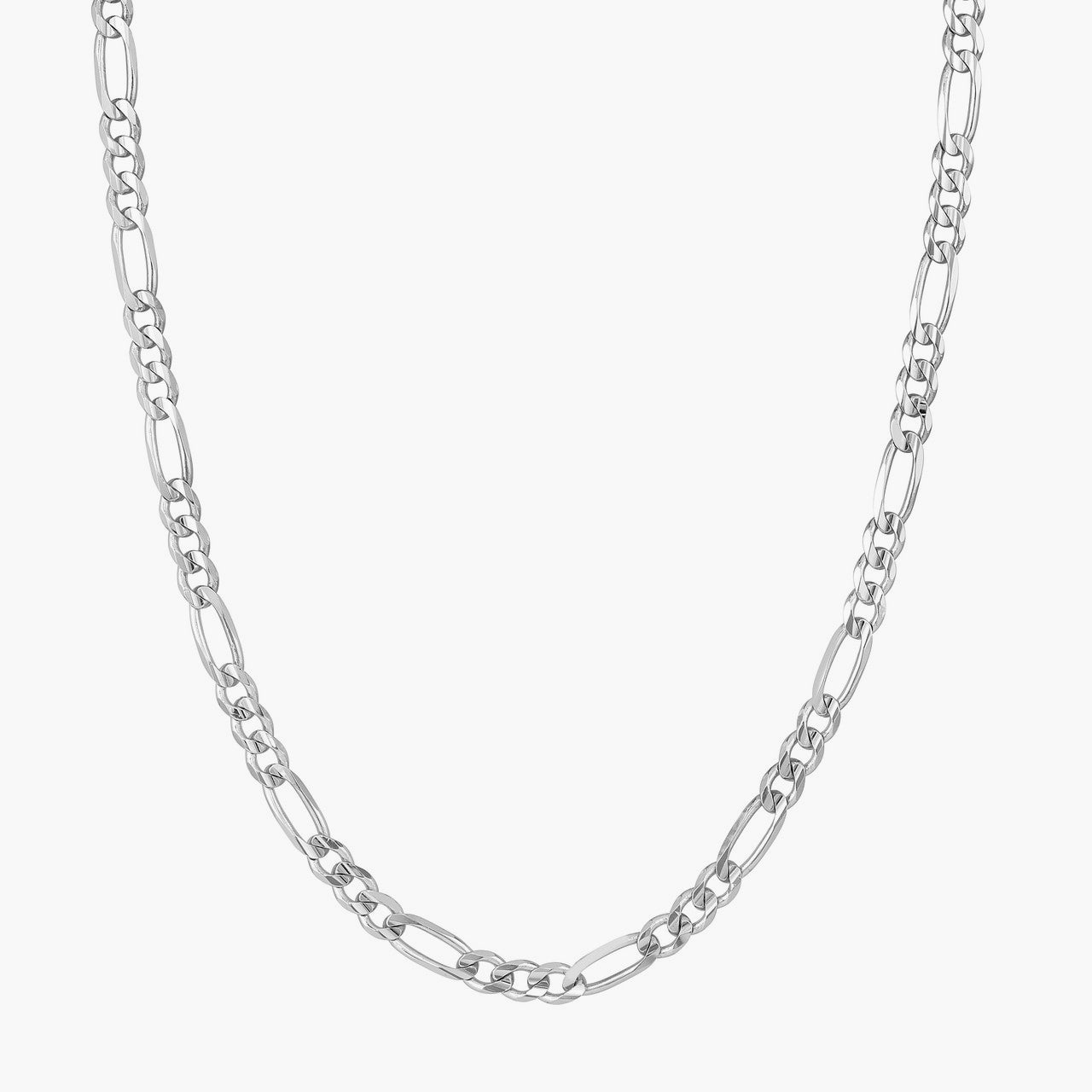 6mm Silver Figaro Chain1