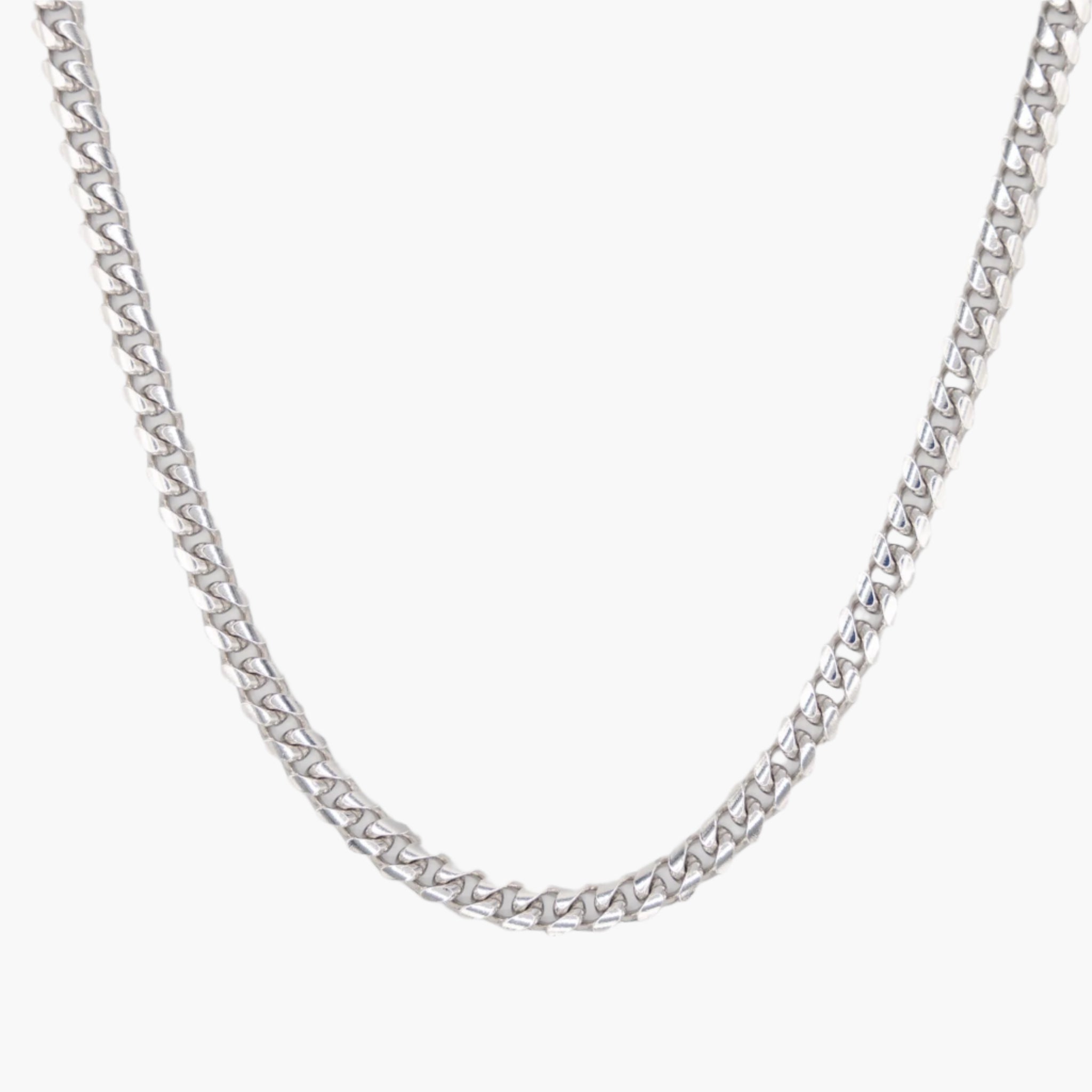 8mm Silver Miami Cuban Chain Necklace | Proclamation Jewelry