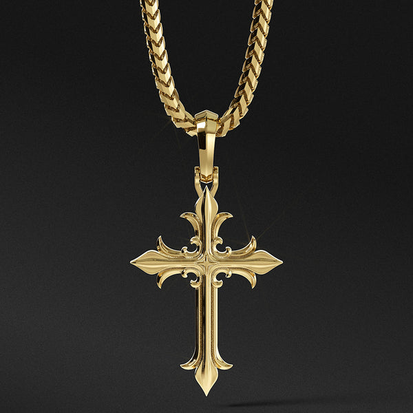 Cross hotsell locket necklace
