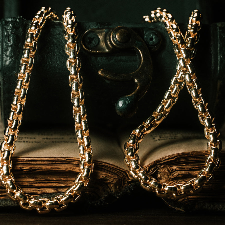 Solid 14K and 18K gold men's jewelry collection