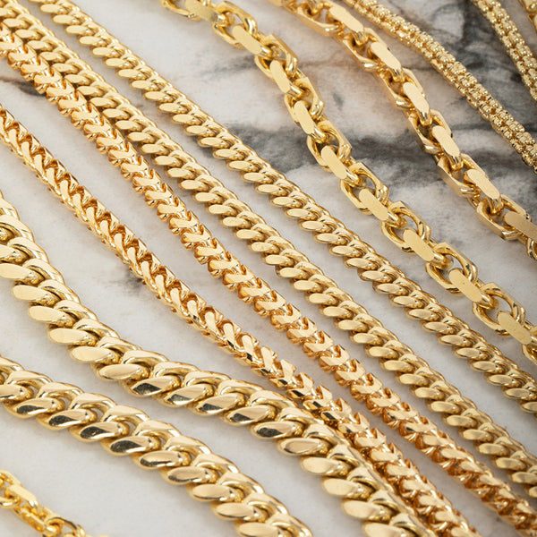 Shop men's gold and silver chains
