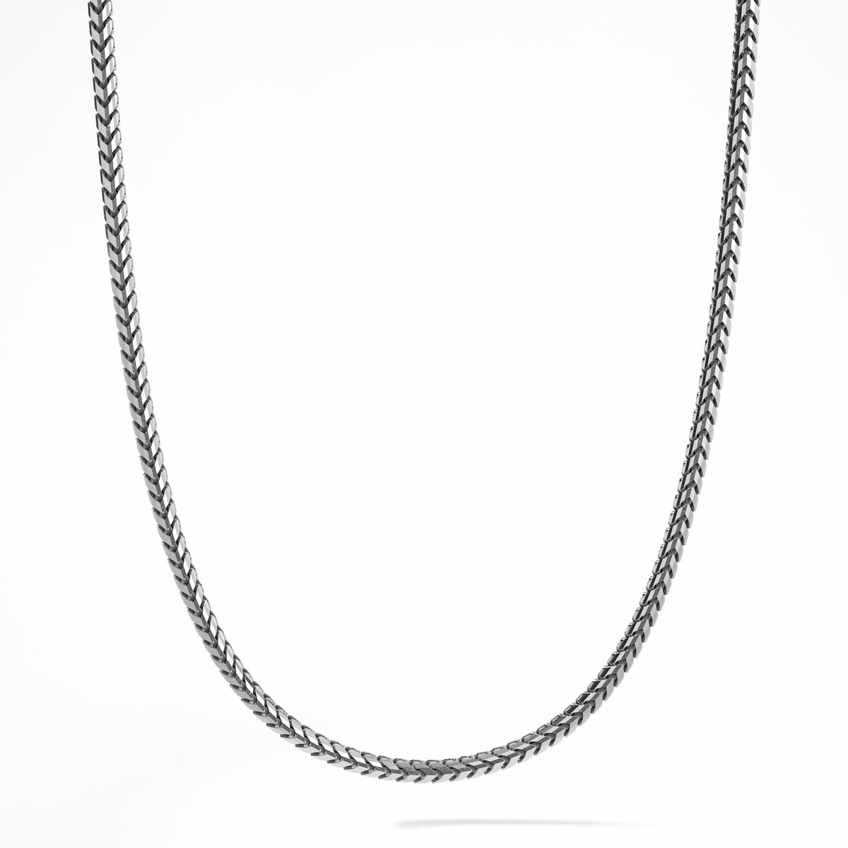 1.5mm Diamond Cut Franco Chain, Platinum