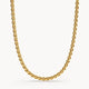 5mm Round Box Chain, 18k Yellow Gold