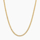 1.8mm Diamond Cut Franco Chain, 14k Yellow Gold - USA Made