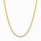 2mm Diamond Cut Franco Chain, 18k Yellow Gold
