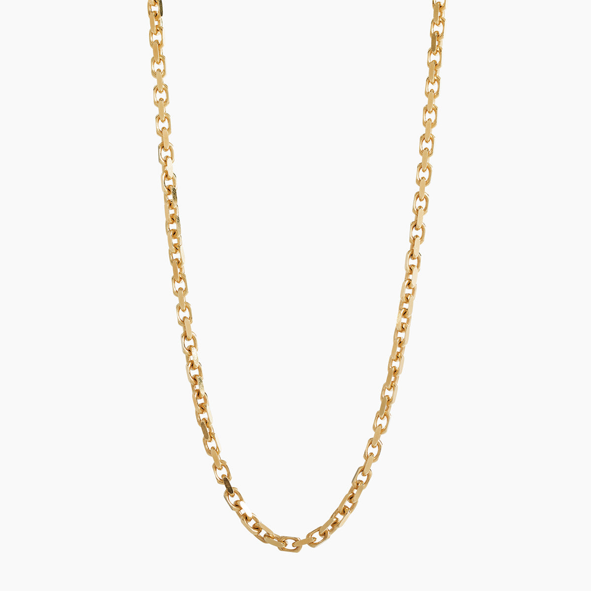2mm Hermes (Heavy Link) Chain, 14k Yellow Gold