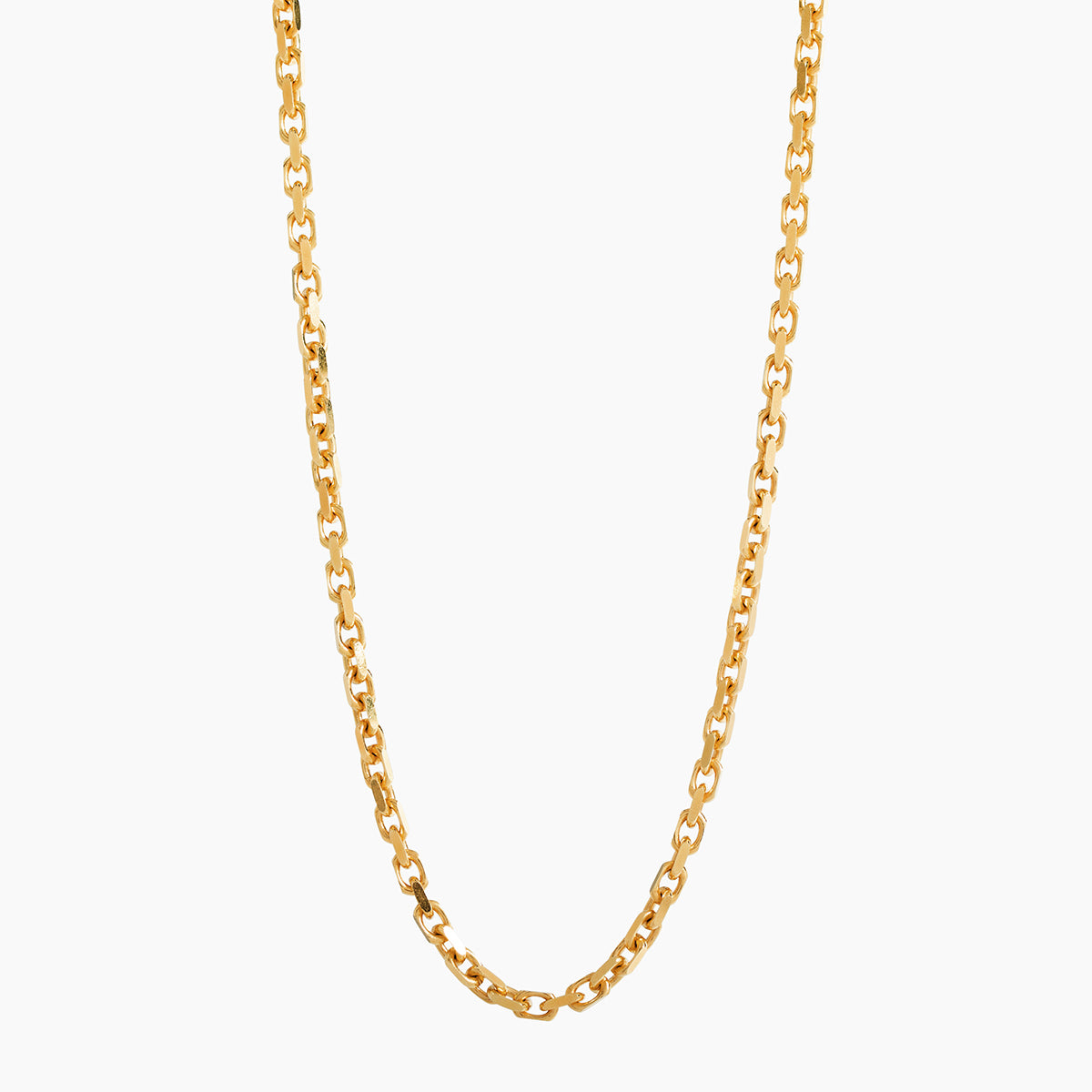 2mm Hermes (Heavy Link) Chain, 18k Yellow Gold