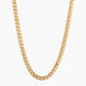 3.5mm Diamond Cut Franco Chain, 14k Yellow Gold - USA Made