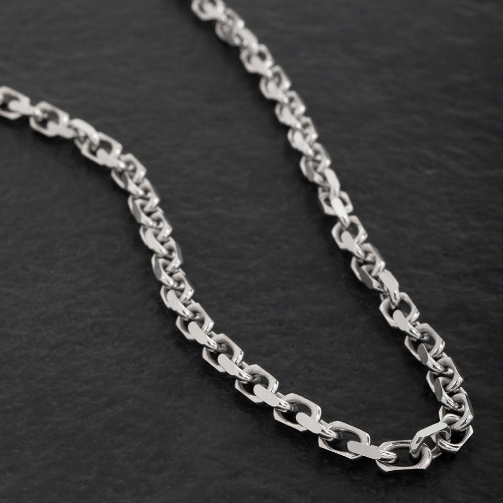 3.5mm Silver Forza, Heavy-Link Chain | Silver Necklace — Proclamation