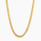 3mm Diamond Cut Franco Chain, 14k Yellow Gold - USA Made