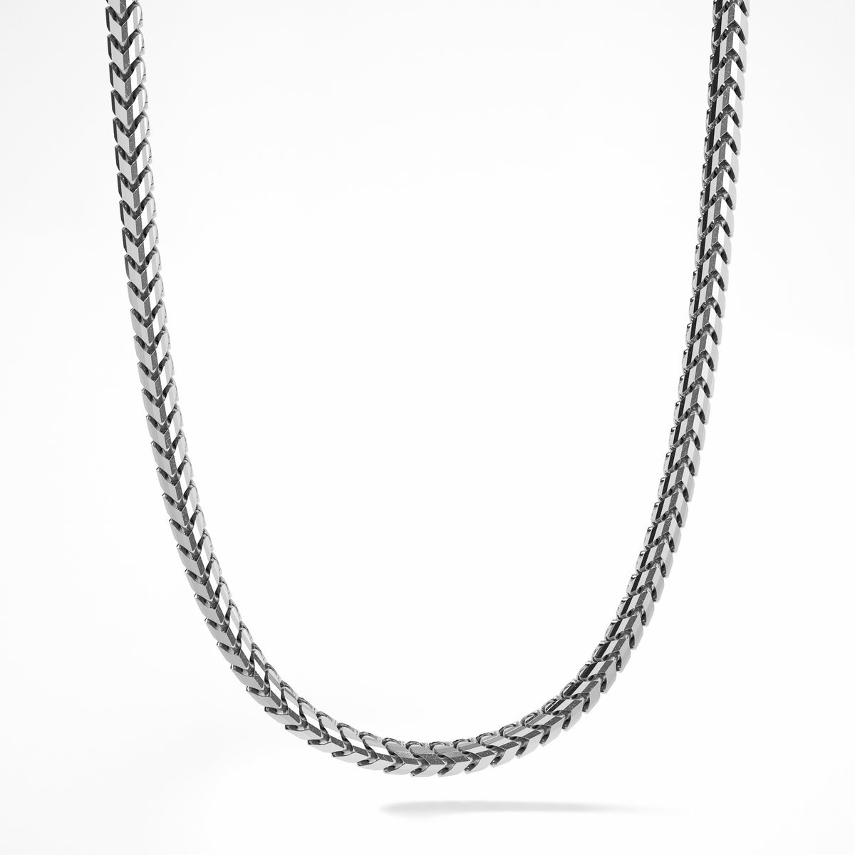 3mm Diamond Cut Franco Chain, Platinum