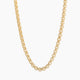 3mm Round Box Chain, 14k Yellow Gold