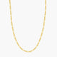 4mm Figaro Chain, 14k Yellow Gold