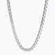 4mm Round Box Chain (Diamond Cut), 14k White Gold
