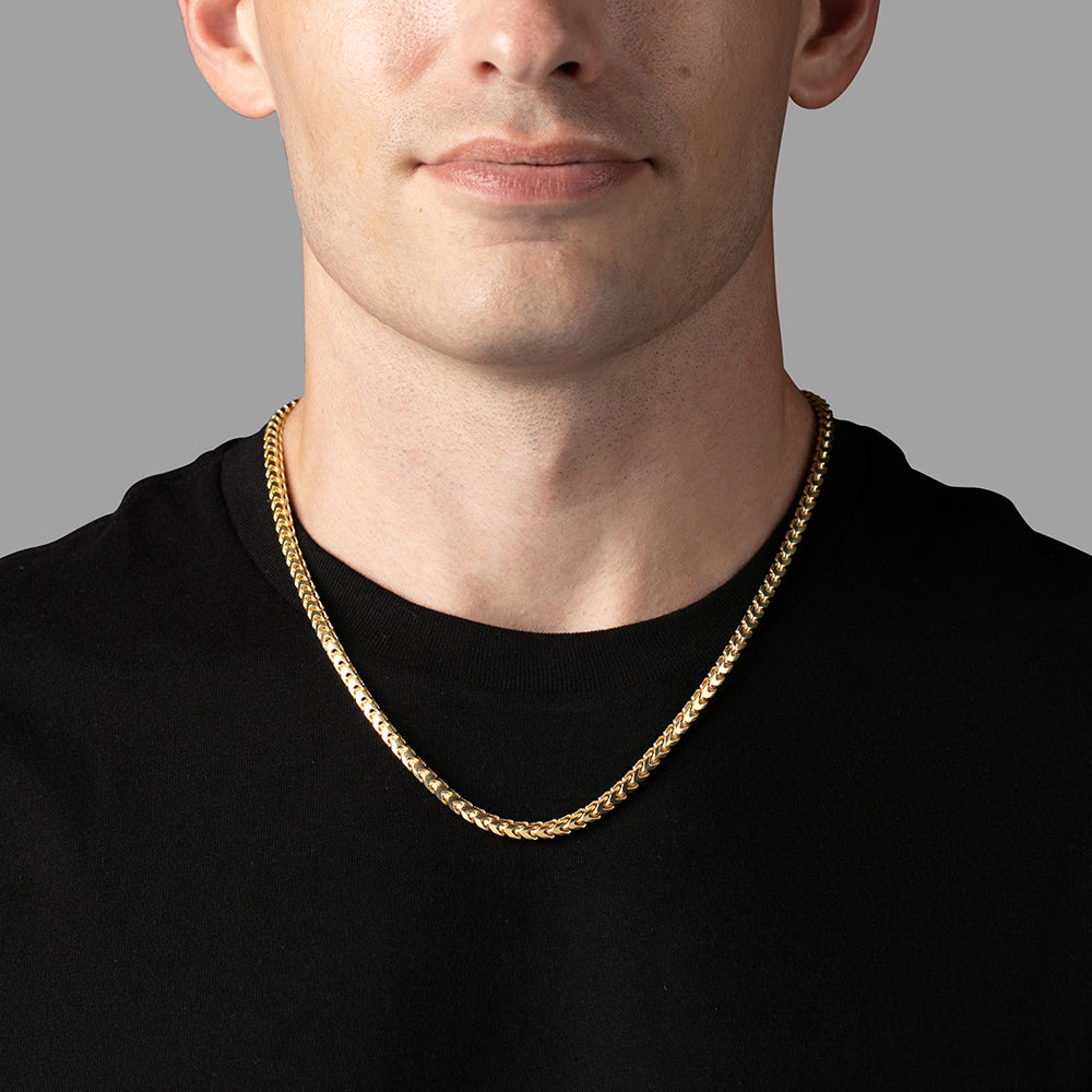 4mm Gold Franco Chain