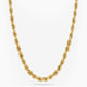 4mm Diamond Cut Rope Chain, 14k Yellow Gold