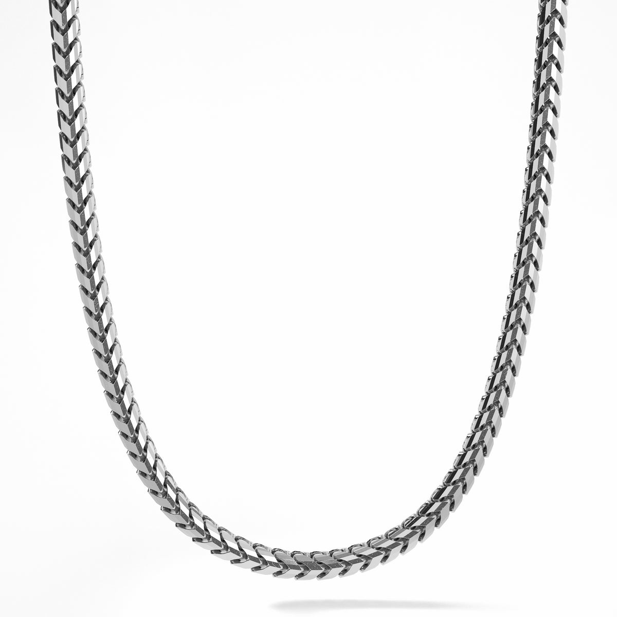4mm Diamond Cut Franco Chain, Platinum