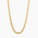 4mm Round Box Chain, 14k Yellow Gold