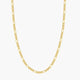 5mm Figaro Chain, 14k Yellow Gold