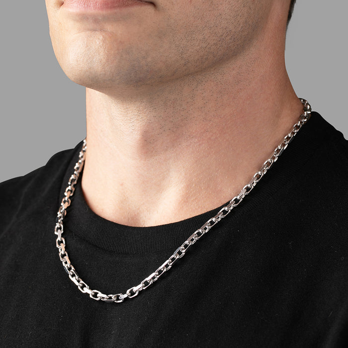 5mm Silver Forza, Heavy-Link Chain | Silver Necklace — Proclamation