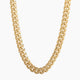 7mm Miami Cuban Link Chain, 14k Yellow Gold