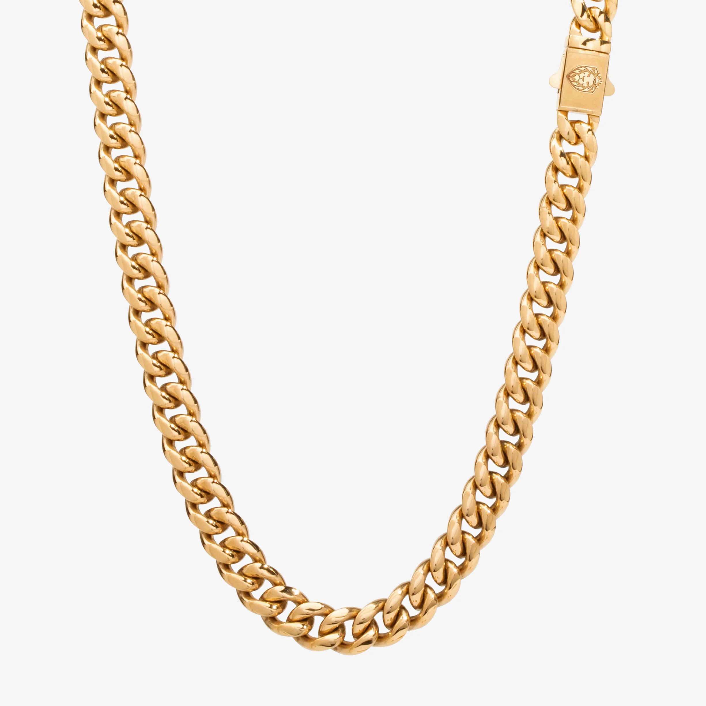 Gold Cuban Link Chain 8mm