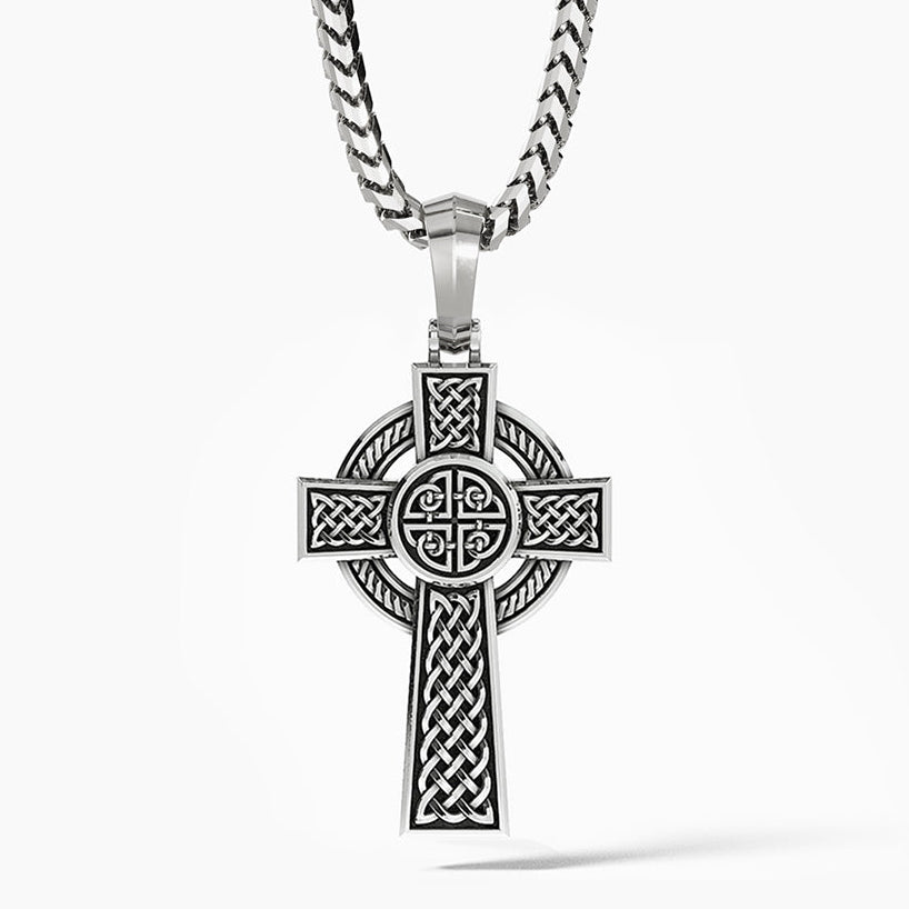 Celtic, Silver Cross Pendant