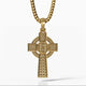 Celtic, Gold Cross Pendant