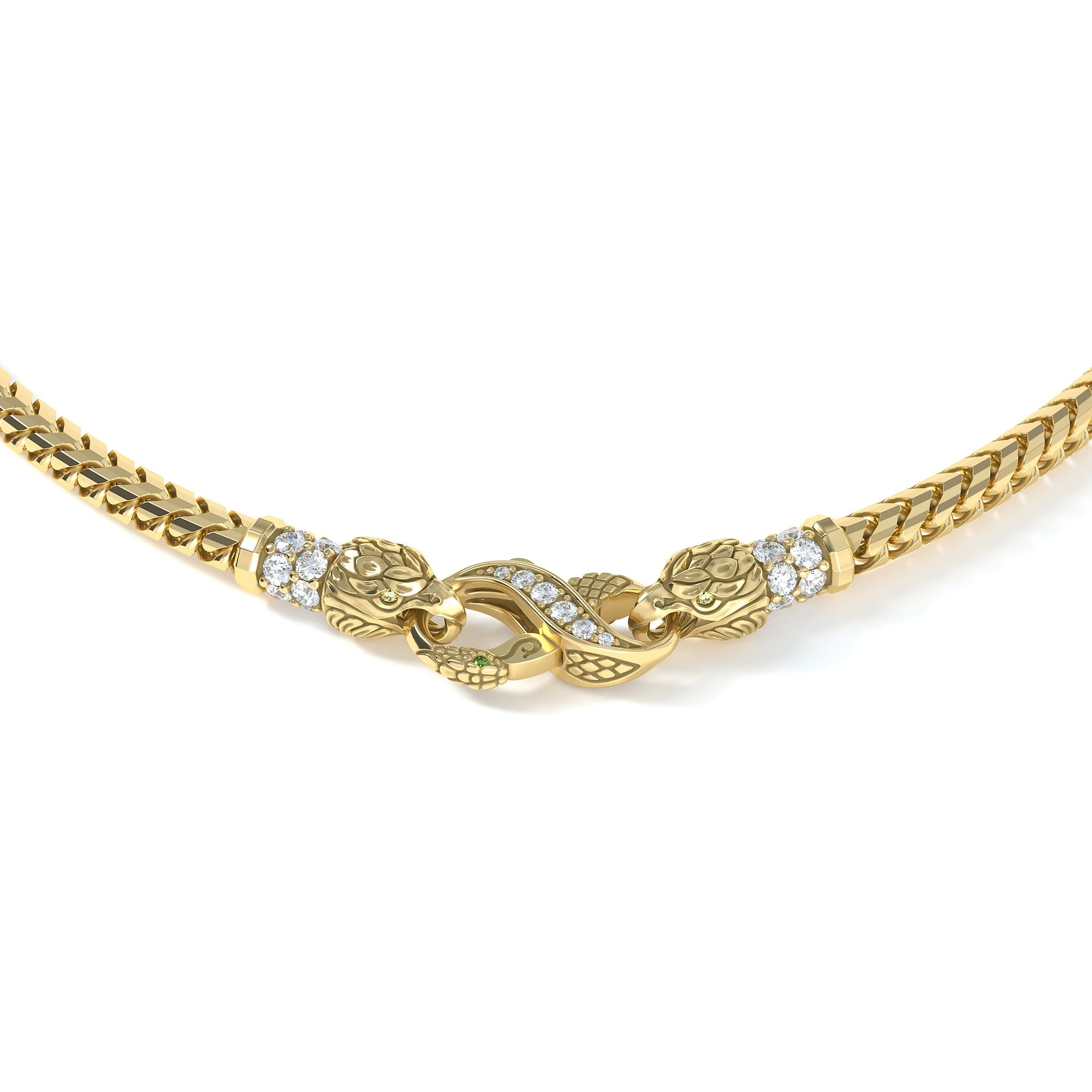 4mm Eagle King's Clasp, 10k Yellow Gold