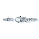 3mm Wolf King's Clasp, Platinum
