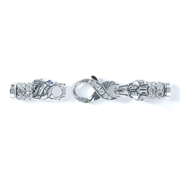 5mm Wolf King's Clasp, Platinum