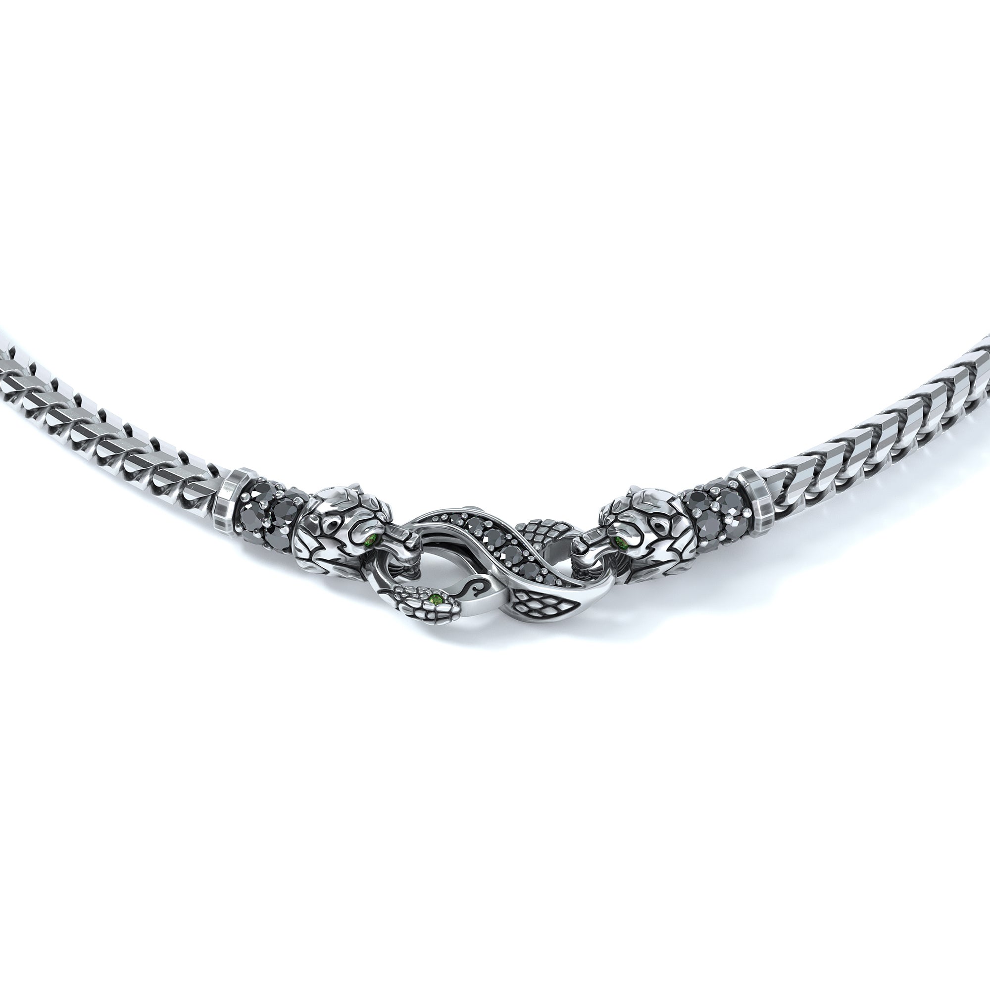 4mm Bear King's Clasp, Silver