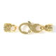 4mm Eagle Signature Clasp, 18k Yellow Gold