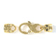 4mm Skull Signature Clasp, 10k Yellow Gold