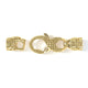 4mm Tiger Signature Clasp, 14k Yellow Gold