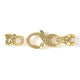 4mm Wolf Signature Clasp, 14k Yellow Gold