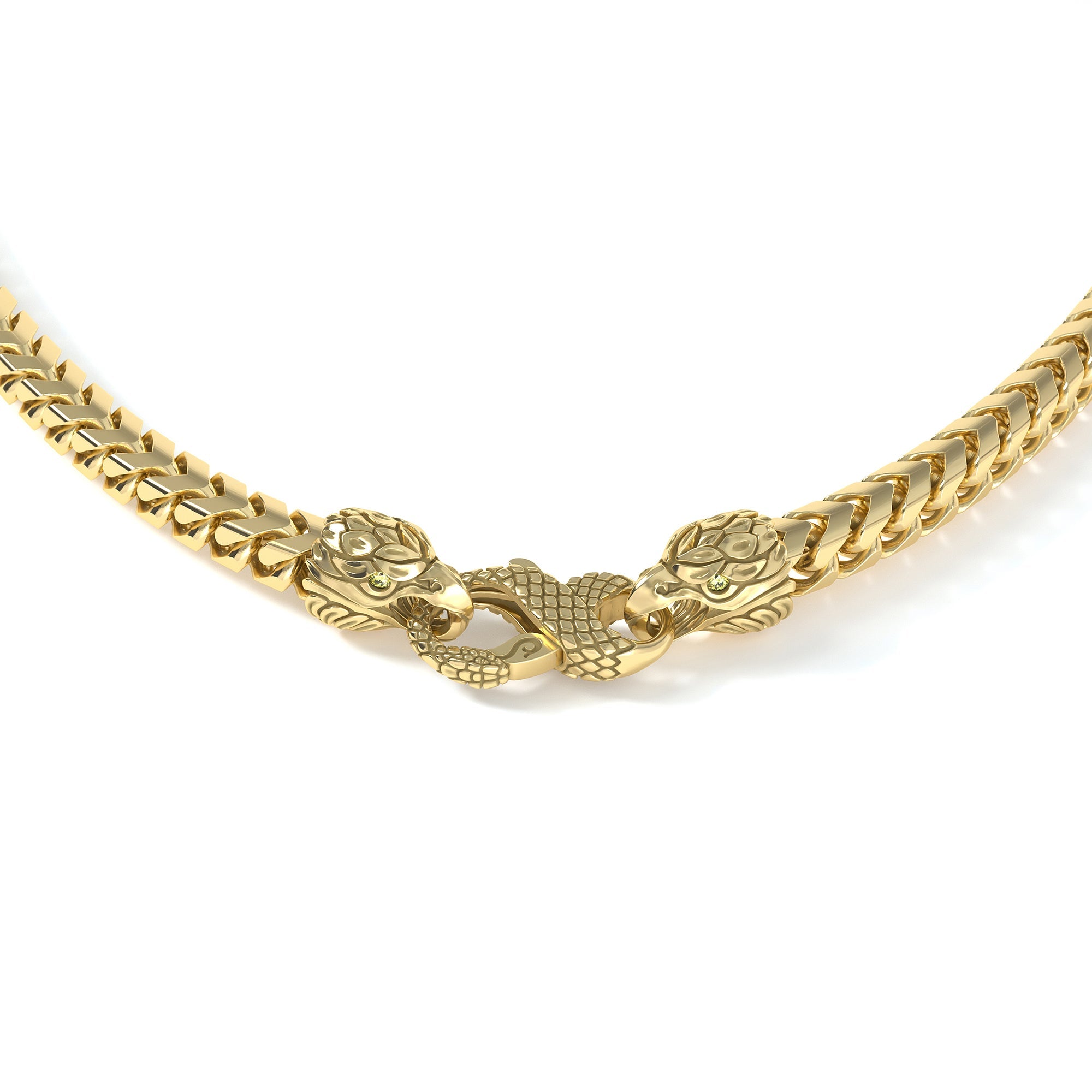 5mm Eagle Signature Clasp, 10k Yellow Gold