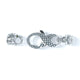 3mm Bear Signature Clasp, Platinum