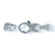 4mm Bear Signature Clasp, Platinum
