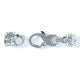 5mm Bear Signature Clasp, Platinum