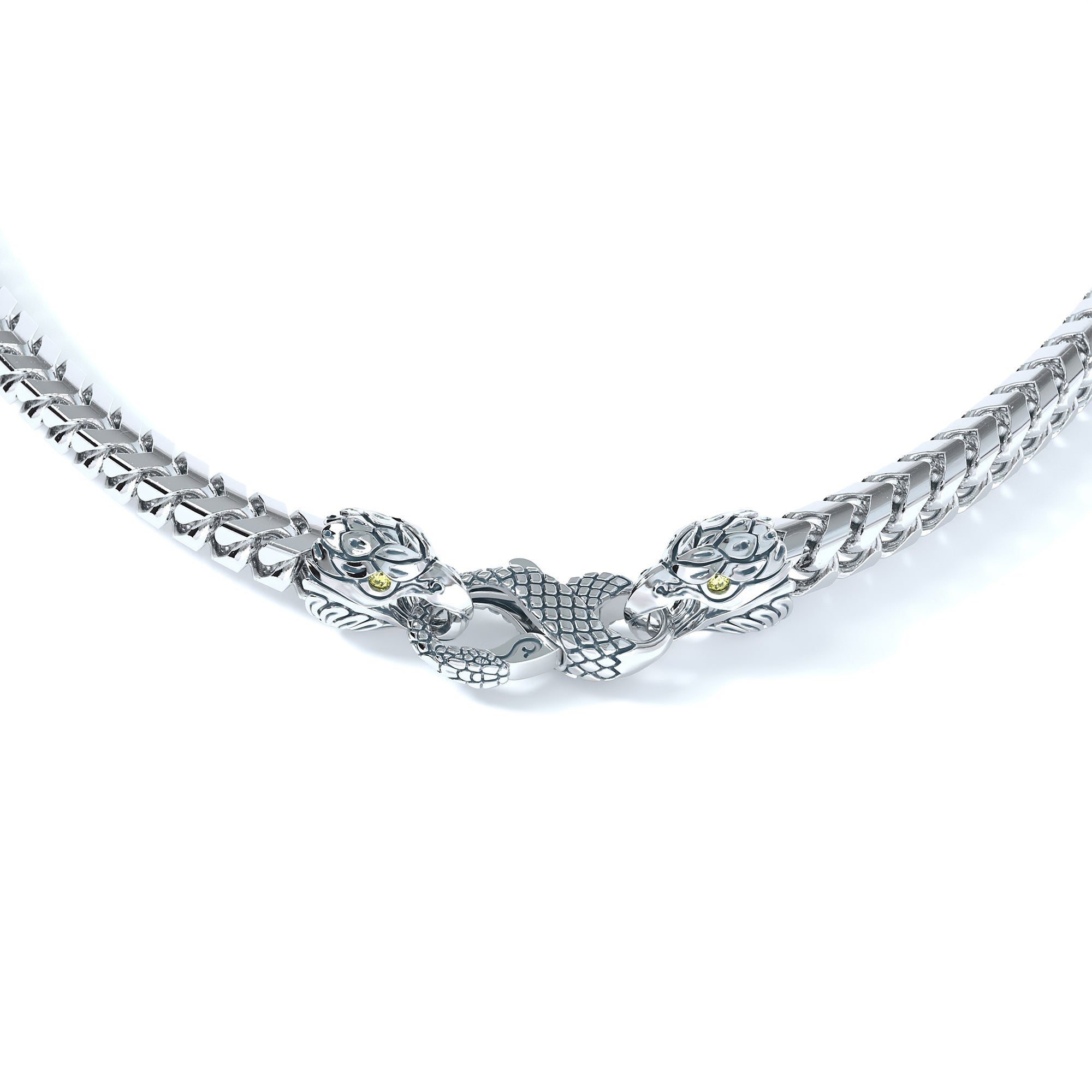 5mm Eagle Signature Clasp, Platinum