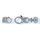 5mm Lion Signature Clasp, Platinum