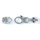 5mm Skull Signature Clasp, Platinum