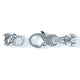 5mm Wolf Signature Clasp, Platinum