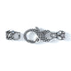 3mm Wolf Signature Clasp, Silver