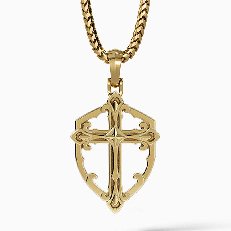 Covenant, Gold Cross Pendant