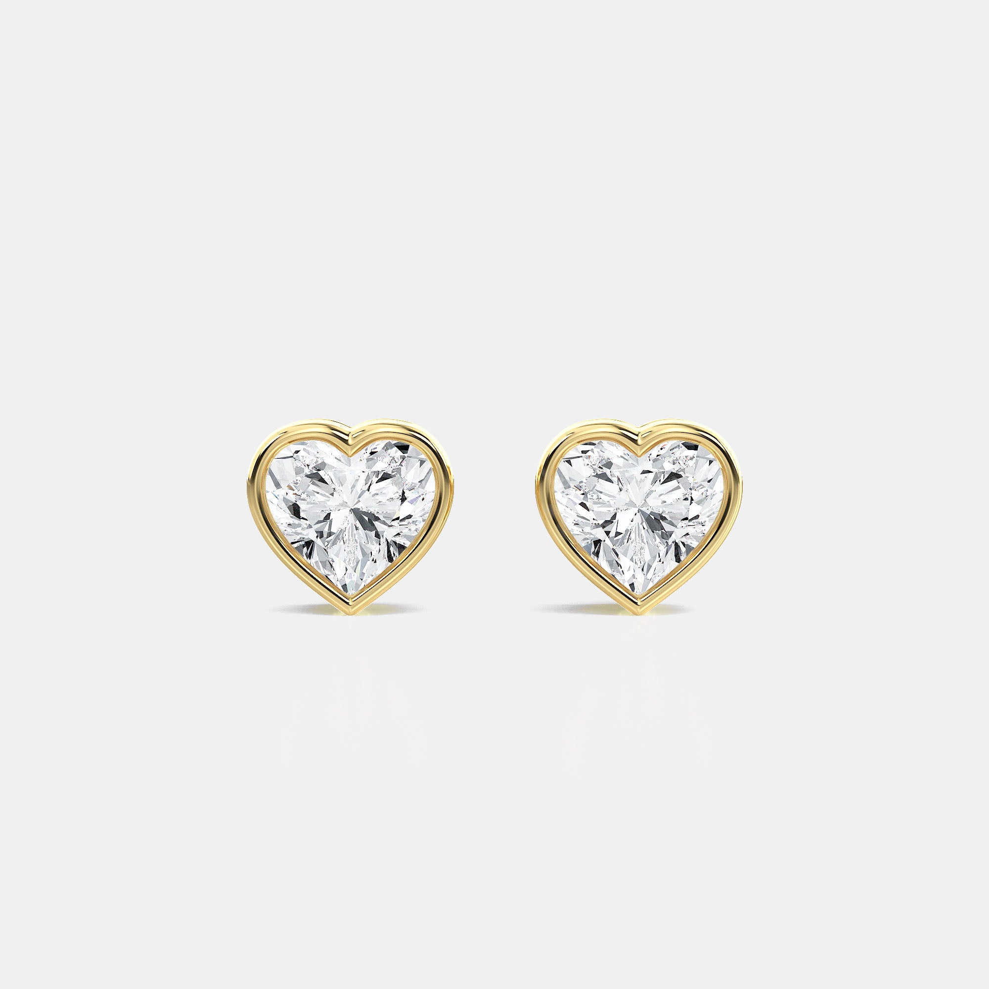 HEART BEZEL STUDS