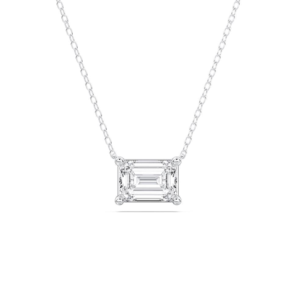 EMERALD SOLITAIRE PENDANT