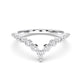 ROUND V-SHAPE WEDDING BAND